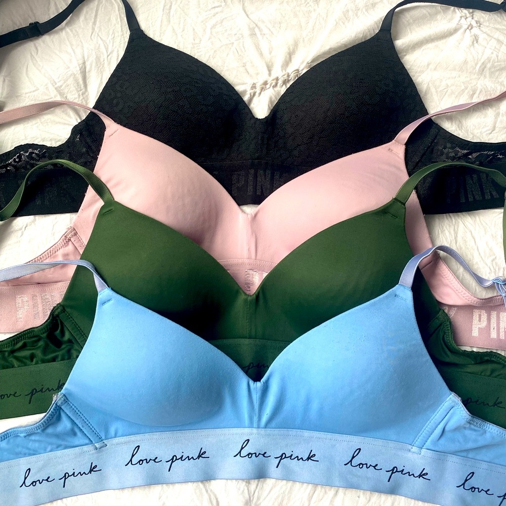Victoria secret PINK witless lightly lined bra lot/bundle